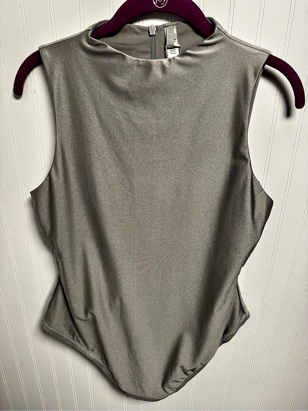 Skims Sleek Bodysuit Gray Bodysuit Size XL NWT